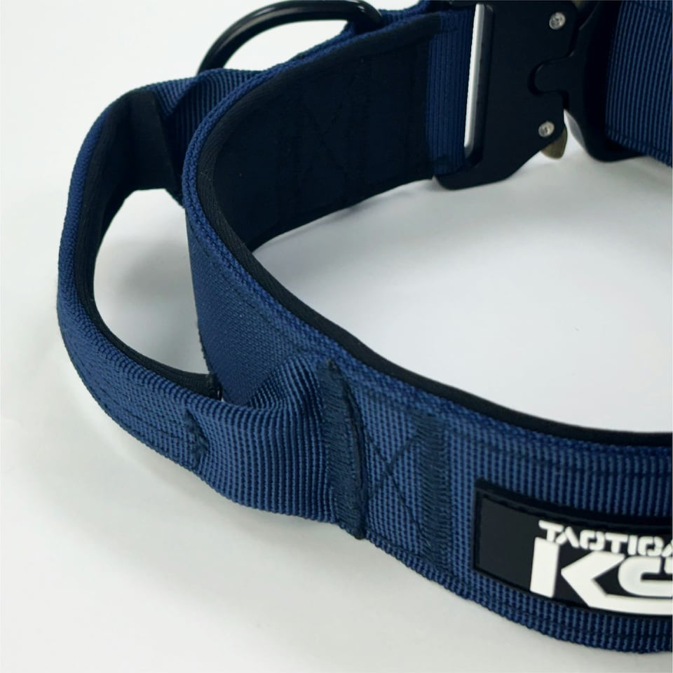 image 1 of HugglePets Tactical K9 Endurance Dog Collar | Blue | M