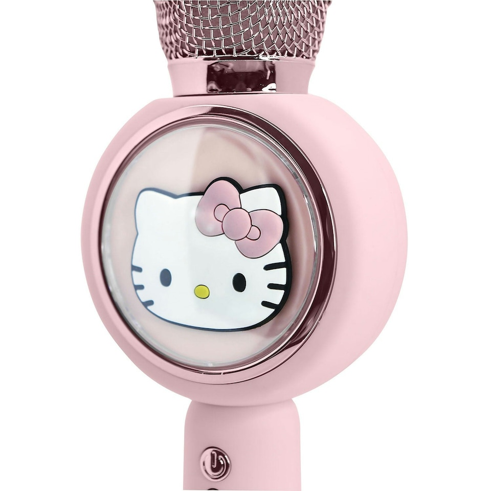 image 1 of Hello Kitty Karaoke Microphone and Wireless Speaker with LED Lights
