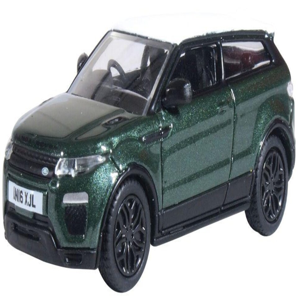Oxford Diecast Range Rover Evoque Coupe 2016 Aintree Green