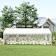 image 2 of Outsunny 8m x 4m Garden Gazebo Marquee Party Tent Wedding Portable Garage Carport Event shelter Car Canopy Outdoor Heavy Duty Steel Frame Waterproof Rot Resistant