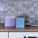 image 4 of Interiors by Premier Cosmic Design Set Of 2 Stellar Storage Canisters, Versatile Tall Food Container, Airtight Storage Canister