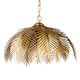 image 1 of BHS Brookby Palm Pendant, Satin Brass
