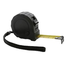 XD Collection Recycled Plastic Tape Measure - Black - 3m x 16mm