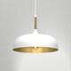 image 4 of Milagro Pendant Lamp Lincoln White/Gold 1XE27 35cm
