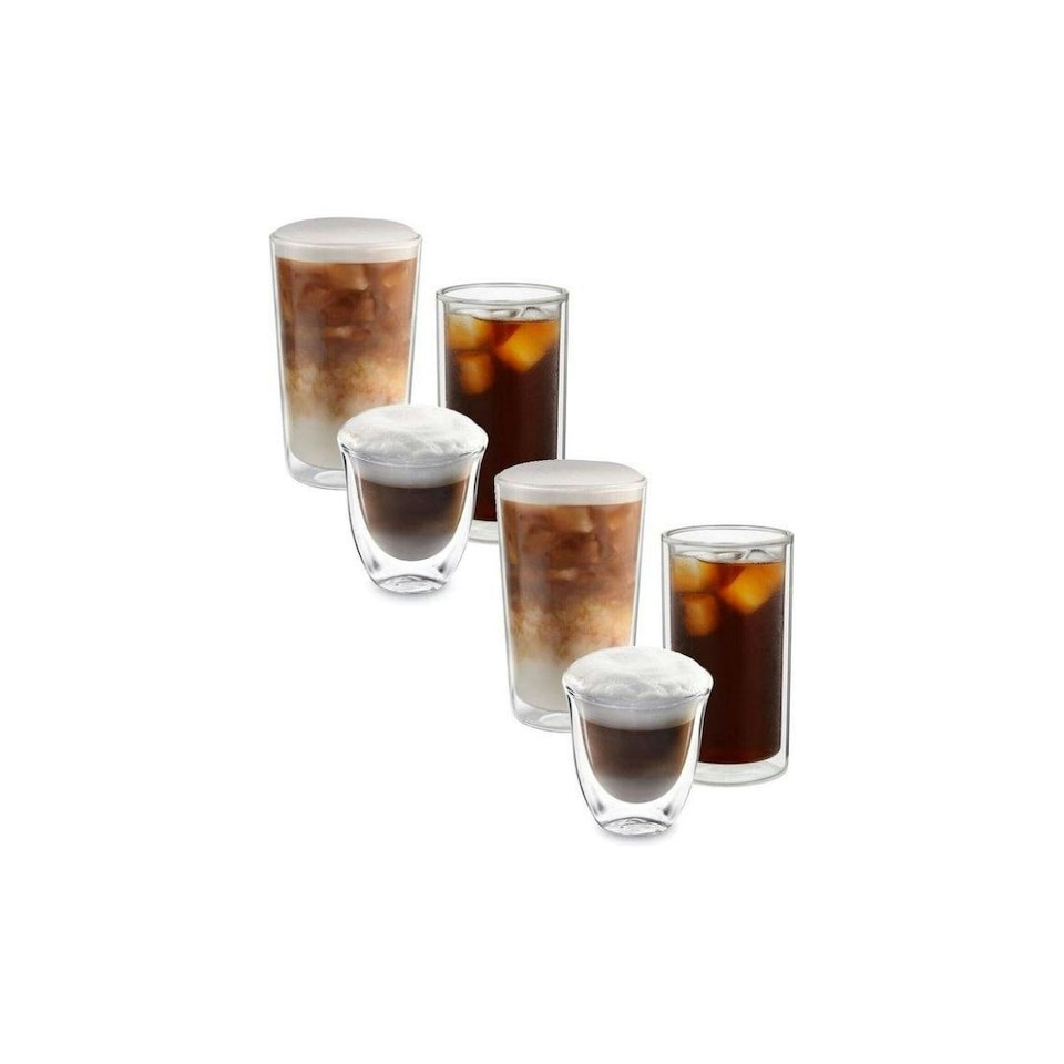 image 1 of De'Longhi DLSC326 Double Wall Hot & Cold Collection Glasses Pack of 6