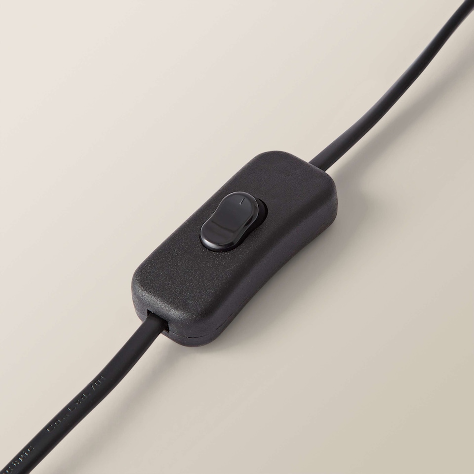 image 1 of ValueLights Sheridan Industrial Black Table Lamp | Clear