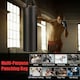 image 7 of COSTWAY Hanging Boxing Bag Set Unfilled Punching Bag Set Black