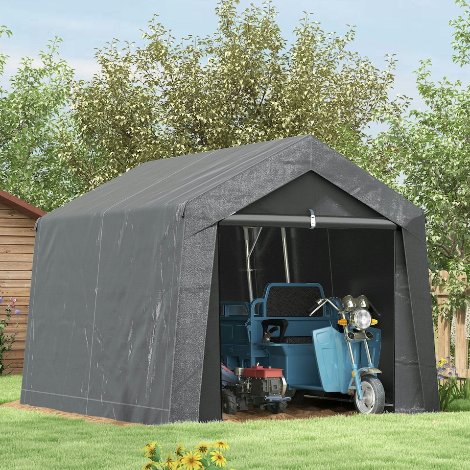 image 1 of Outsunny 3 x 3(m) Garden Storage Shed, Waterproof and Heavy Duty