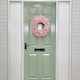 image 3 of 50cm Premier Rosewood Christmas Door Wreath in Pink