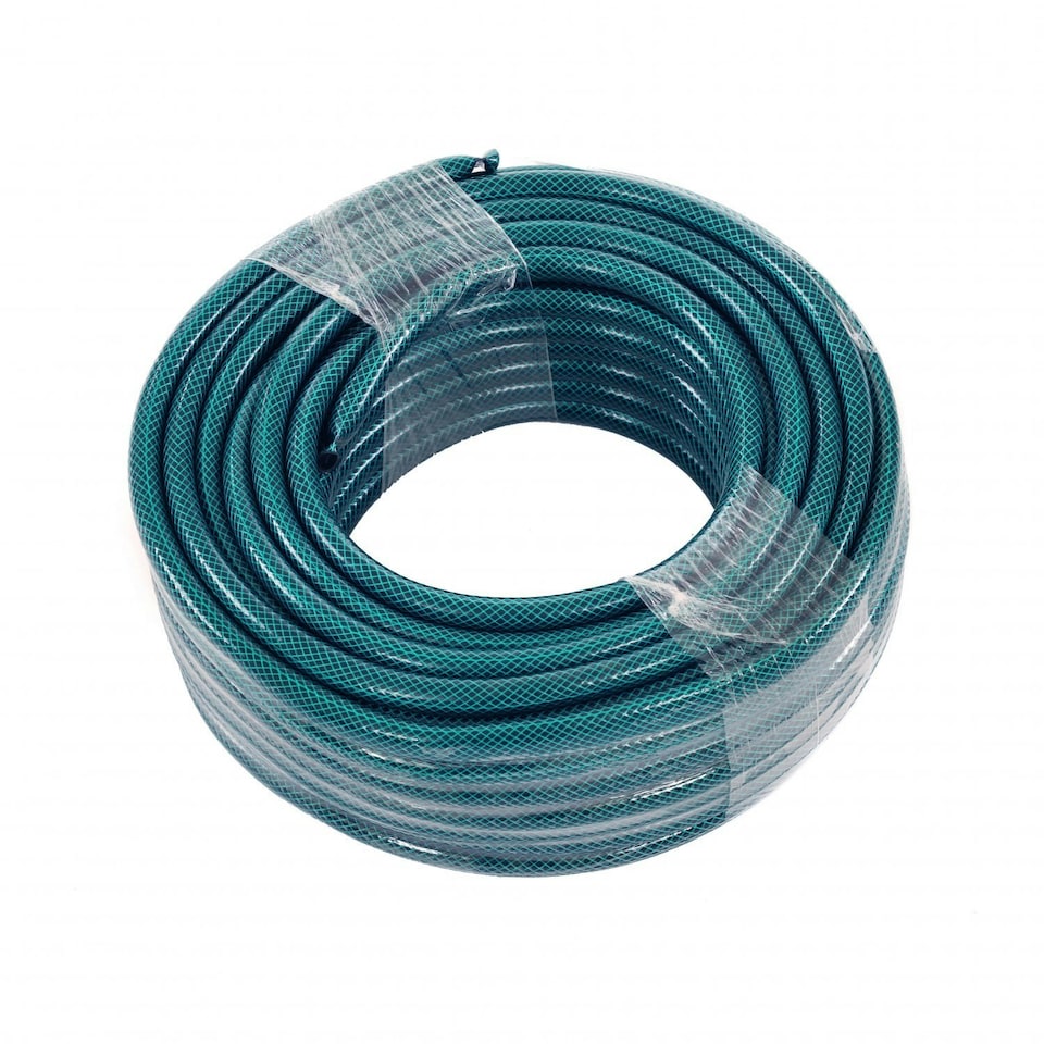 image 1 of Oypla 50m PVC Flexible Green Hose Outdoor Garden Hose Pipe Green
