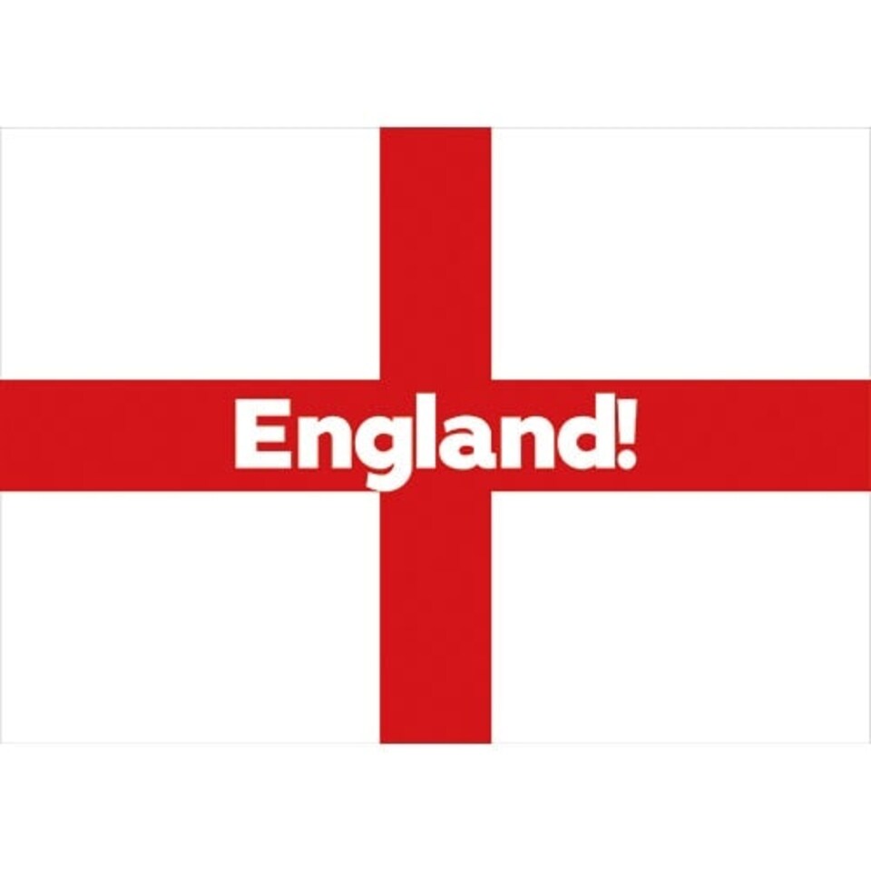 A2 England Party Sign Decoration 59cm x 42cm