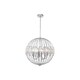 image 3 of Noemi Polished Chrome & Crystal Ceiling Pendant