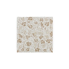 Golden Yellow Oak Leaves & Berries Glass Hot Pot Stand - Heat Resistant Non-Slip Trivet