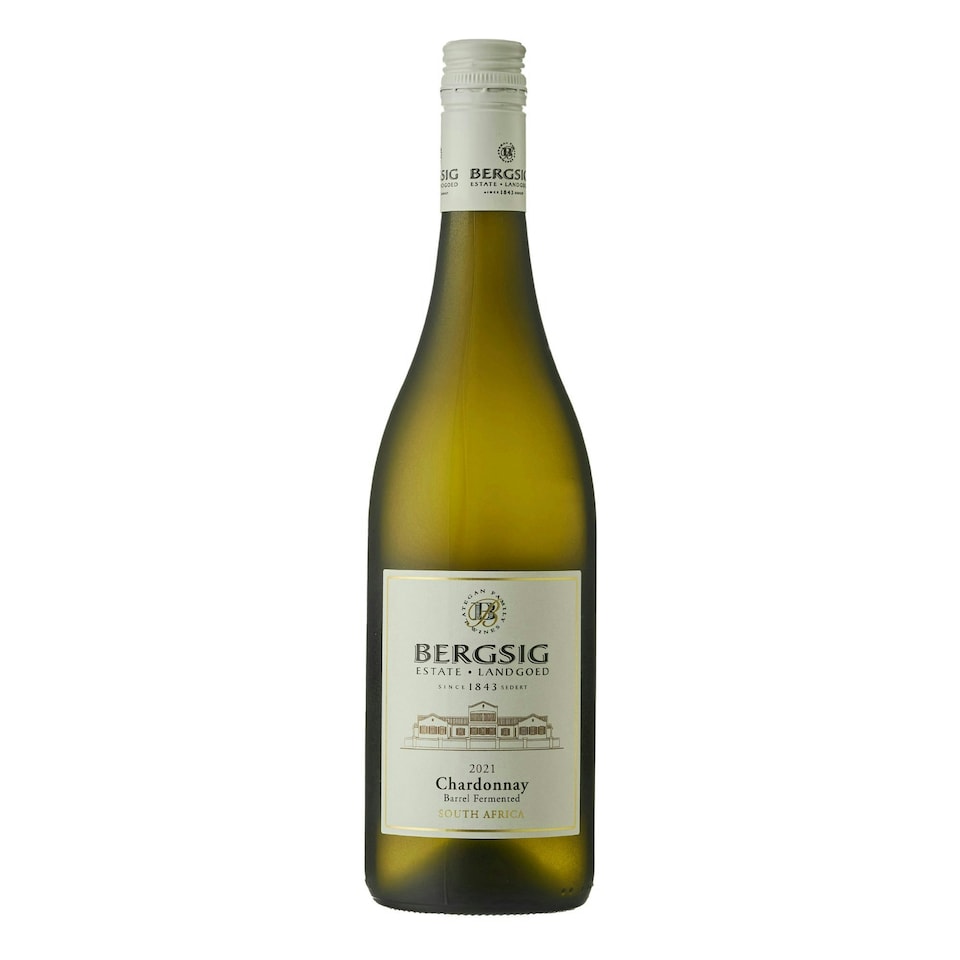 Bergsig Estate Chardonnay 75cl - South African White Wine