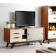 image 2 of Romney Wooden Media Unit Brown
