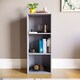 image 4 of Vida Designs Oxford 3 Tier Cube Bookcase Display Storage, Grey
