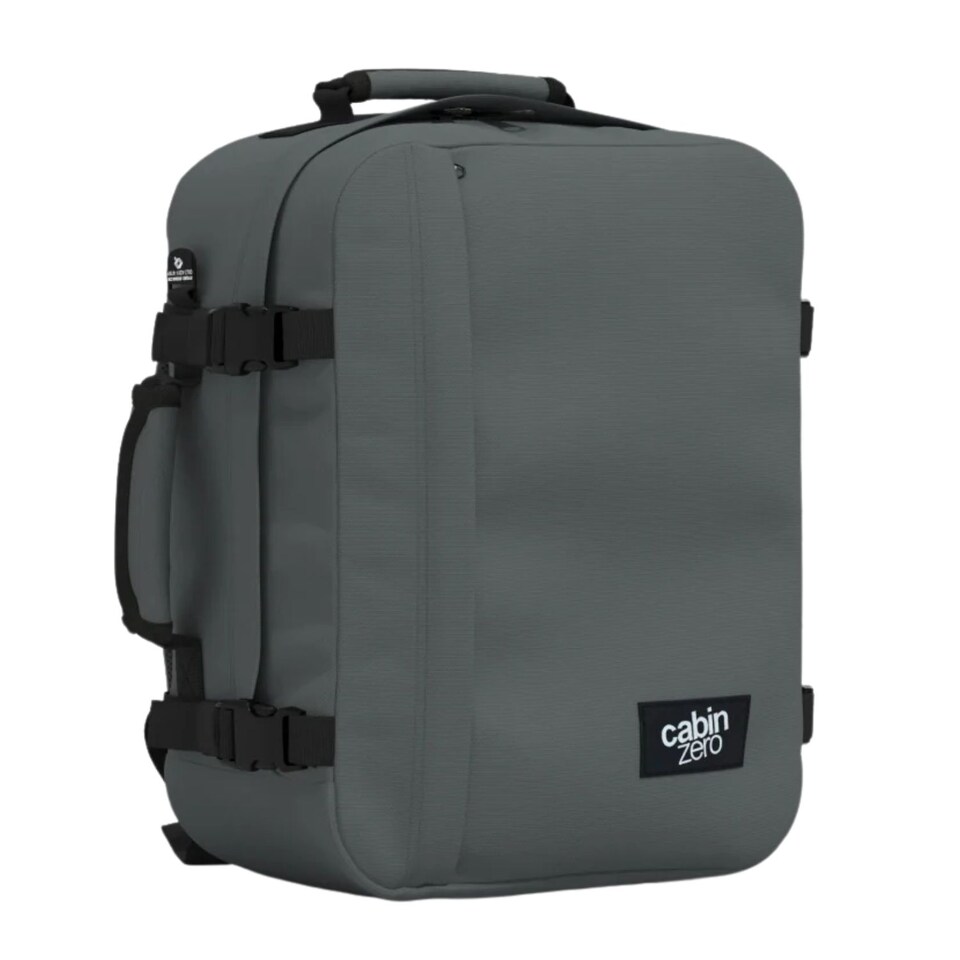 image 1 of CabinZero Classic 28L Lightweight Cabin Backpack, Airline Approved Underseat | Grey | Original Grey