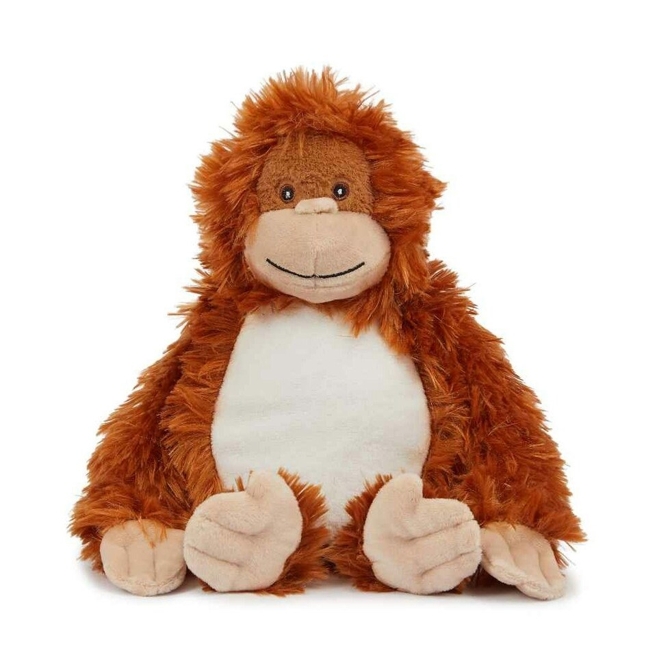 image 1 of Mumbles Orangutan Plush Toy - Orange - M