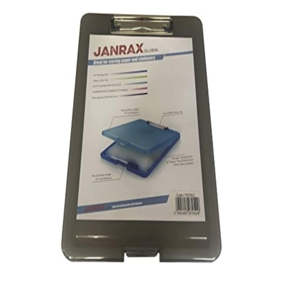 image 1 of A4 Black Clipboard Box File - Storage Filing Case