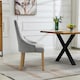 image 5 of Ravenna Velvet Dining Chairs - Set of 2 - Silver