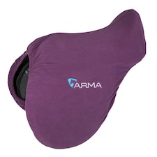 ARMA Fleece Horse Saddle Cover - Plum - 14in - 16.5in