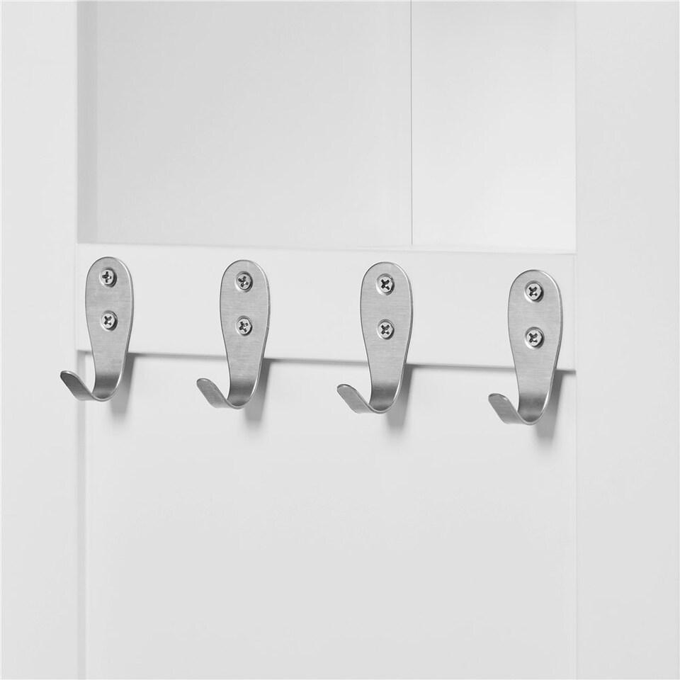 image 1 of Yaheetech Bathroom Storage Unit with Open Compartments White White