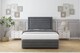 image 2 of Sloomy Ashford Armour Coniston Divan Bed Base 4 Drawers With 26 Inch Strutted Headboard & 12 Inch Matching Footboard | Grey | Armour | Double | 1
