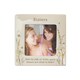 image 5 of Personalised Bees & Daisy Ceramic 4x4 Frame | Cream | One Size