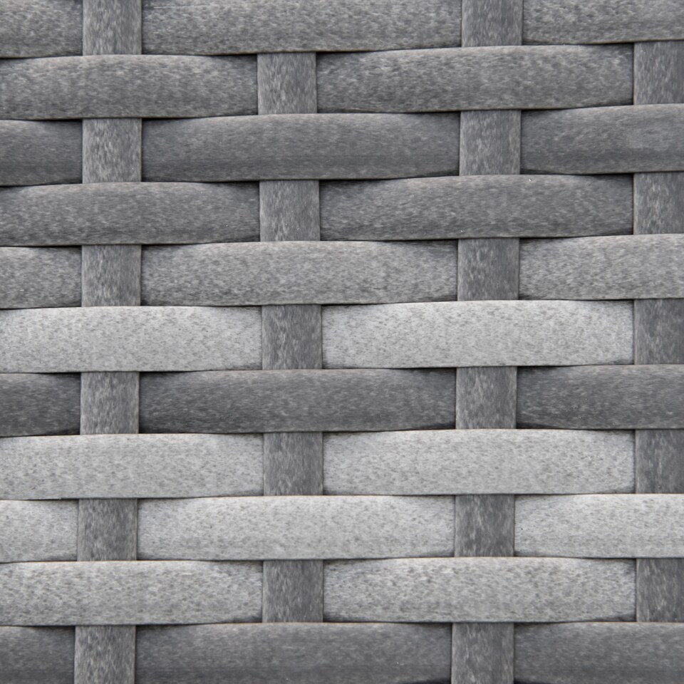 image 1 of Outsunny Rattan Garden Sofa Bed with Adjustable Armrests, 2-in-1 Convertible Couch Garden Daybed Lounger, Outdoor Folding Chaise Lounge Loveseat with Cushions for Porch, Patio, Mixed Grey | Grey | Two Seater