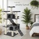 image 8 of Cat Tree Knuti - 186 cm, sisal cat scratching post - Anthracite