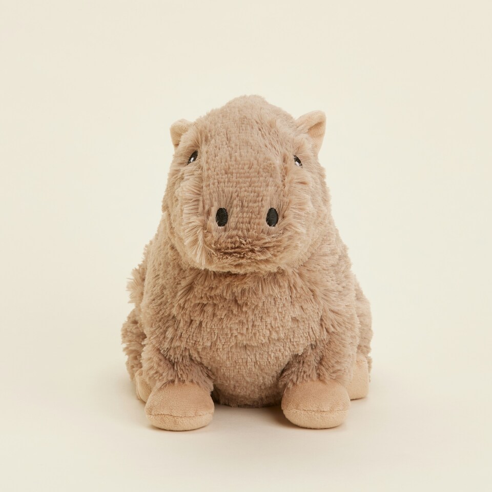 image 1 of Warmies Plush Capybara LARGE