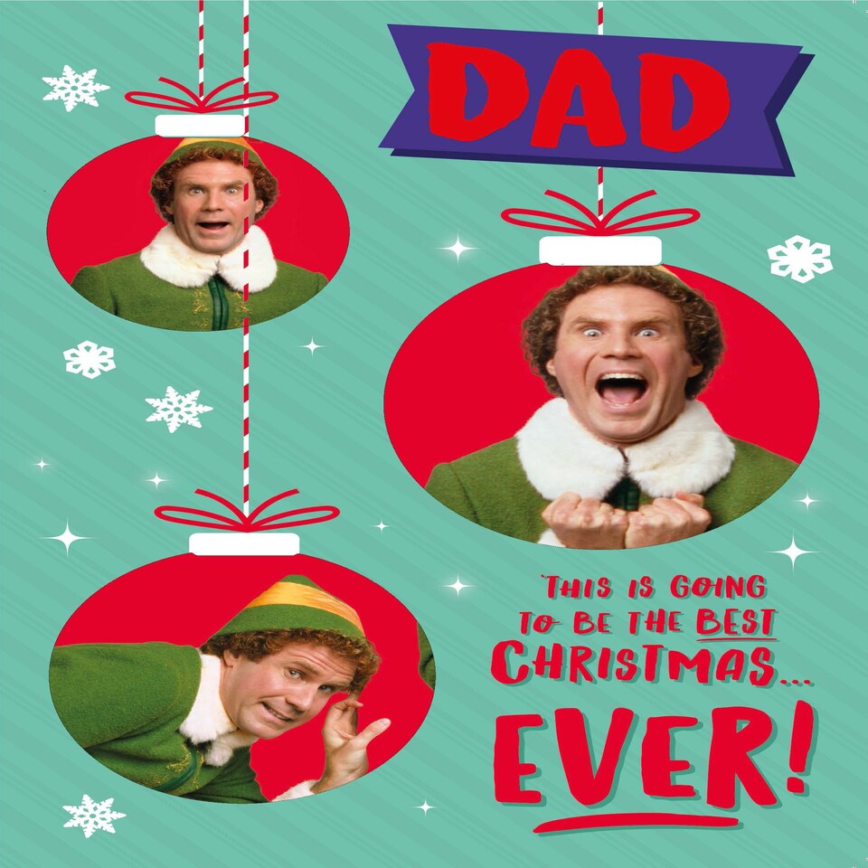 image 1 of Elf Dad Christmas Card