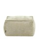 image 4 of icon Amara Chenille Bean Bag Pouffe Natural Cream