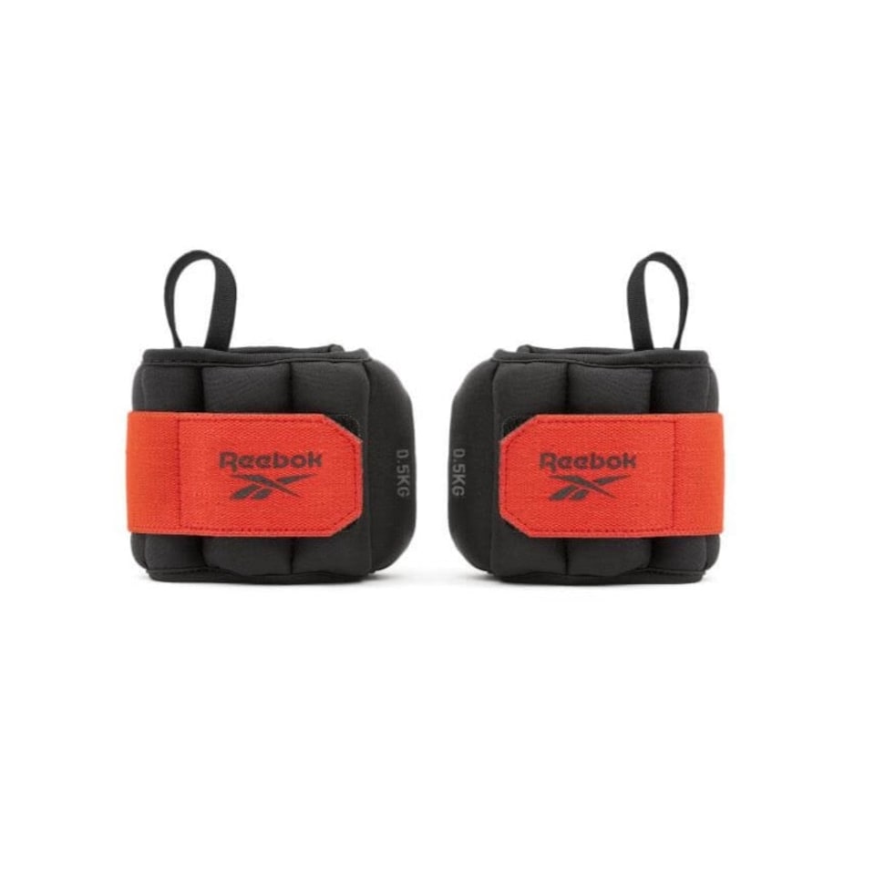 image 1 of Reebok Flexlock Wrist Weights 0.5kg Black