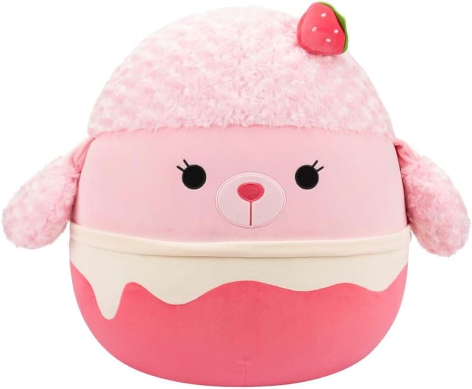 Squishmallows 20 Inch Chloe Strawberry Milkshake Poodle Plush