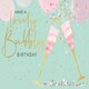 image 3 of Lovely Bubbly Sparkling Joy! 3D Pop Up Birthday Card