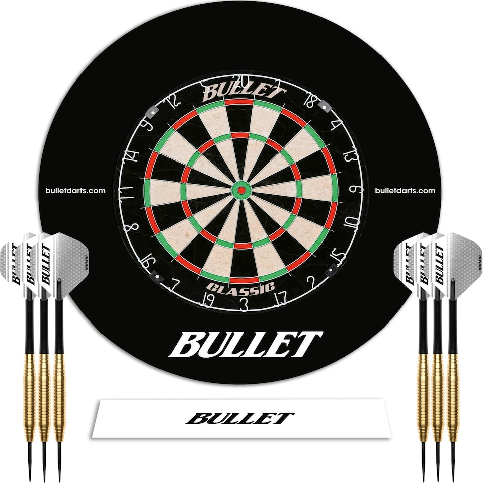image 1 of Bullet Darts Tournament Set With Black Surround
