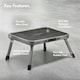 image 2 of VonHaus Lightweight Folding Step Stool with Anti Slip Feet