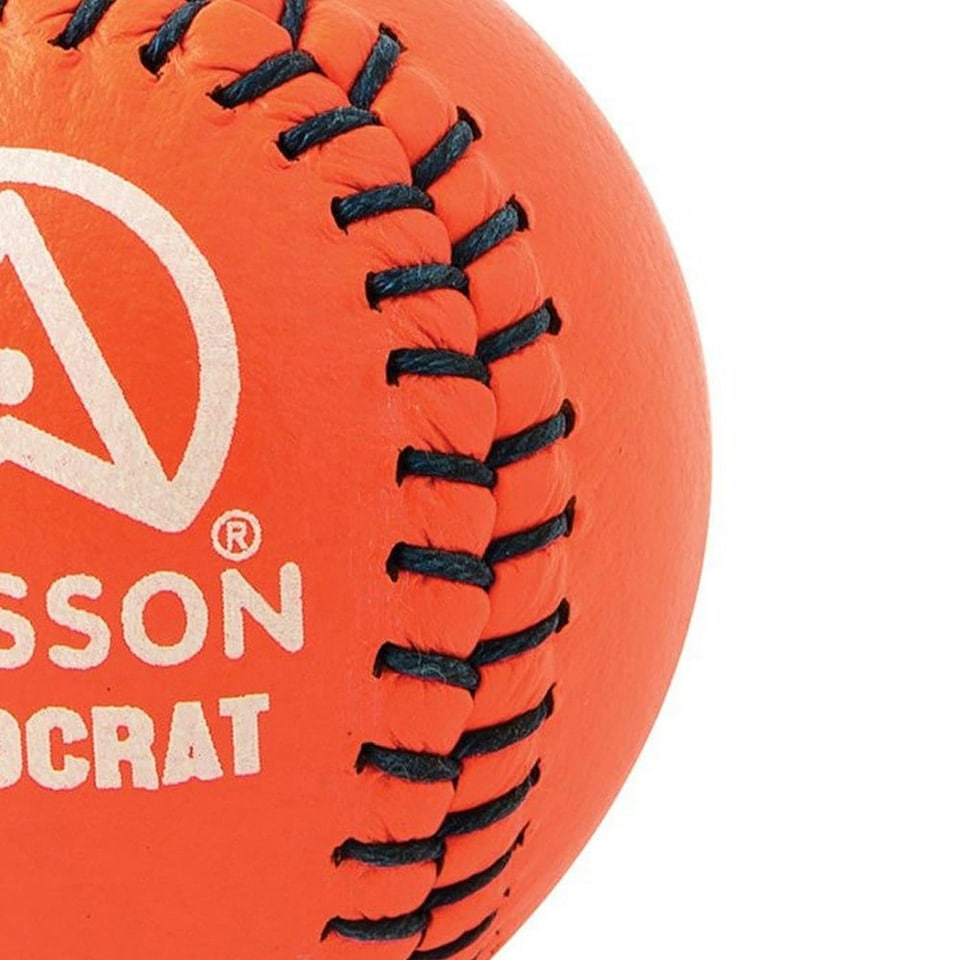 image 1 of Aresson Autocrat Leather Rounders Ball - Orange - One Size