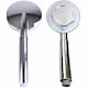 image 1 of Gr8 Home Chrome 4 inch Round Jet Rose Shower Head 3 Functions Bath Attachment Accessory
