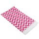image 1 of Unique Party Plastic Chevron Tablecloth - Hot Pink/White - One Size
