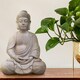 image 9 of Sitting in Meditation Buddha Brown Indoor and Outdoor Statue&nbsp;L30 W24 H41 cm