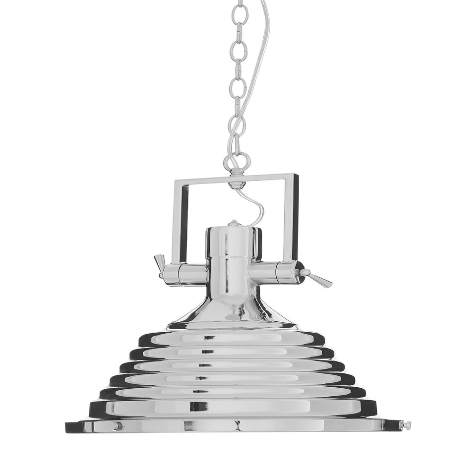 image 1 of Interiors by Premier Medium Chrome Pendant Light