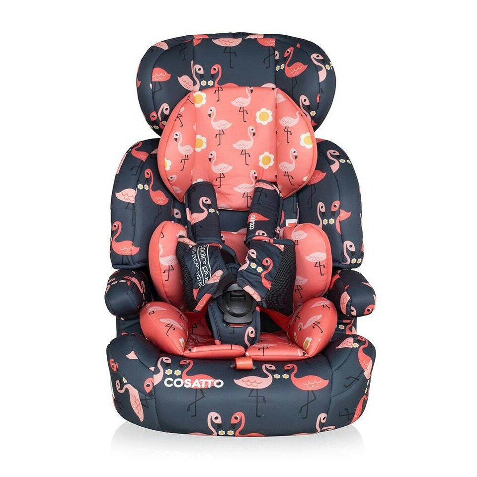 image 1 of Cosatto Zoomi Car Seat Group 1,2,3 > 9-36kg (Pretty Flamingo)