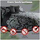 image 3 of VELVETIO Empire Damask Printed Duvet Cover Set Reversible Polycotton Beddings Black | Double