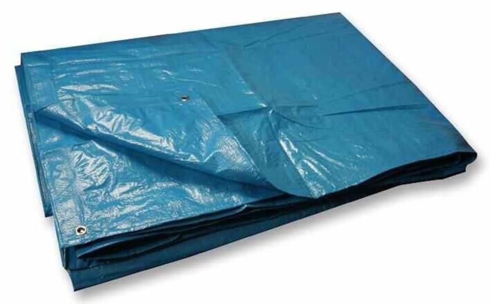 DURATOOL - Polyethylene Tarpaulin, 9ft x 6ft | Blue