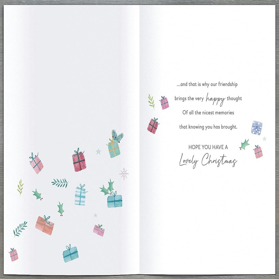 image 1 of Helen Steiner Rice Traditional Wonderful Friend Christmas Card