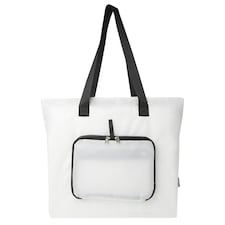Floso RPET Foldable 16L Tote Bag - White - One Size
