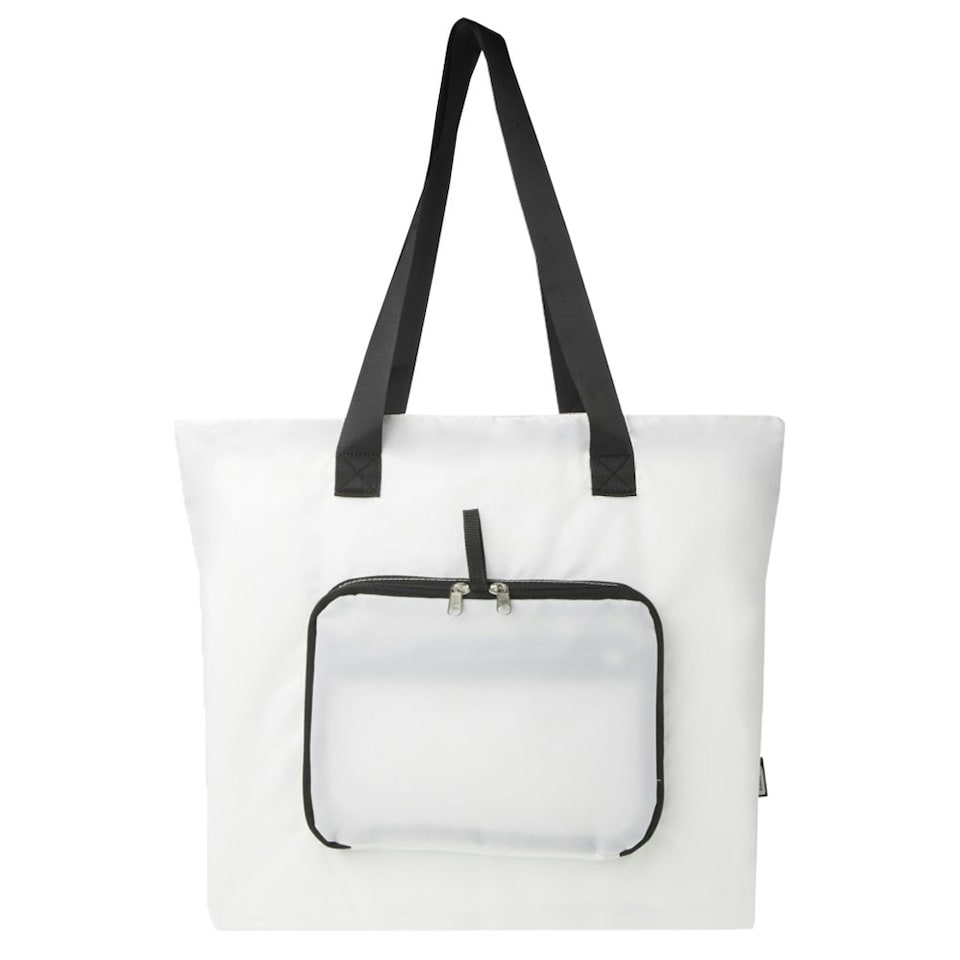 image 1 of Floso RPET Foldable 16L Tote Bag - White - One Size