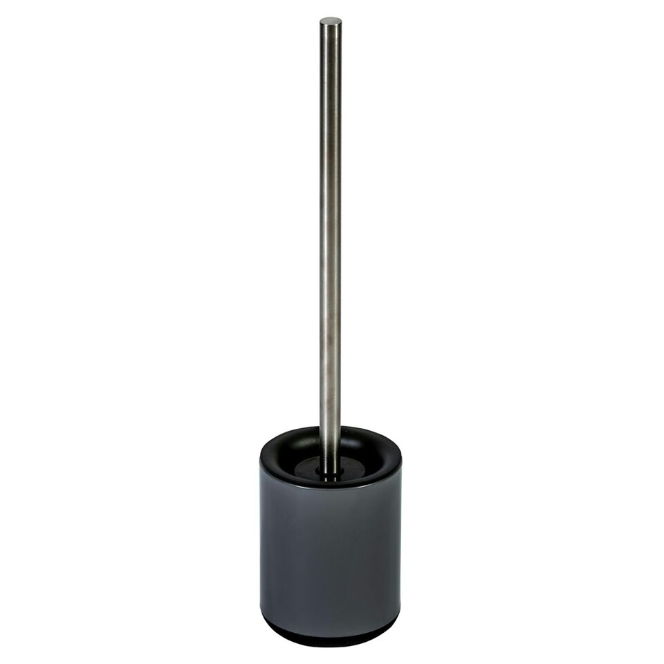 image 1 of Showerdrape Rondo Grey Toilet Brush & Holder